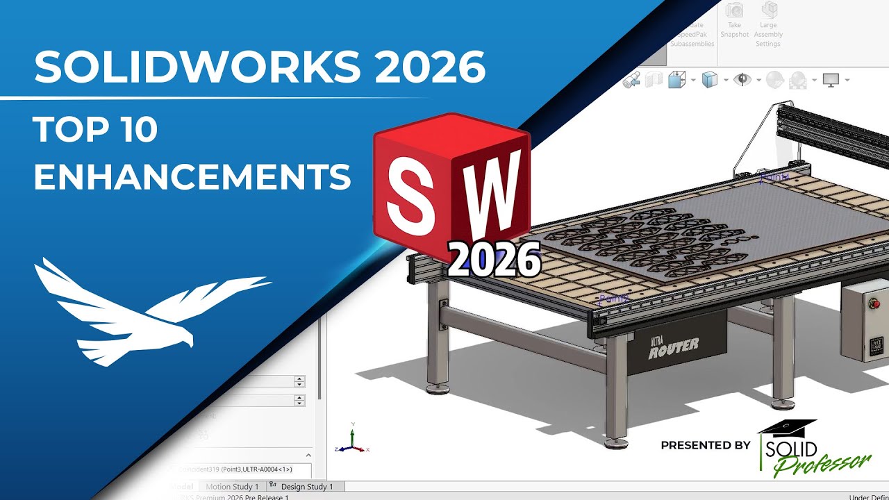 Что нового в SOLIDWORKS 2026 — 10 главных улучшений (представлено SolidProfessor)