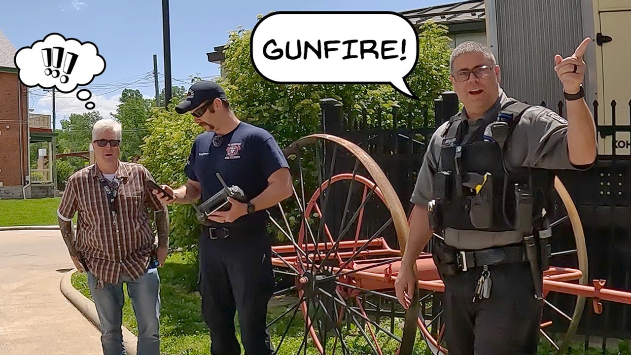 Remote ID located a Drone - GUNSHOTS rang out!
