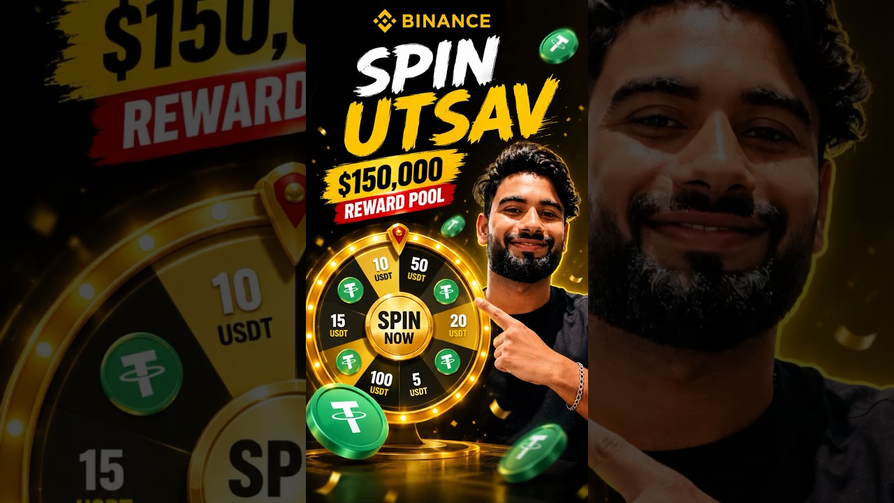 Binance Spin Festival 2026 💰 Earn Free USDT Rewards | $150,000 Reward Pool 🎁 #binance #airdrop