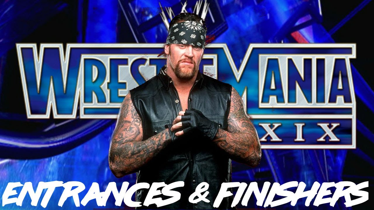 WWE Wrestlemania XIX Entrances & Finishers The Undertaker