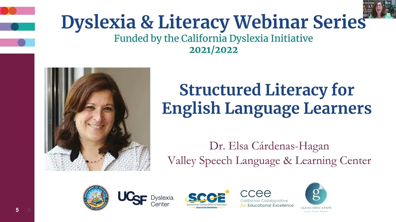 Dr. Elsa Cárdenas-Hagan - Structured Literacy for English Learners (February 3, 2022)