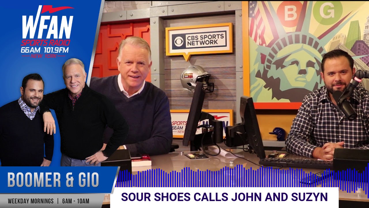 Sour Shoes Calls John and Suzyn During Their WFAN Show.