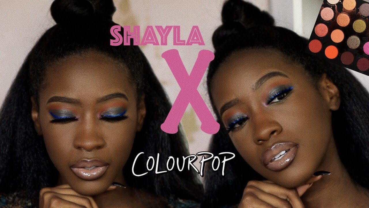 Makeupshayla x Colourpop Perception Pressed Powder Shadow Palette Look