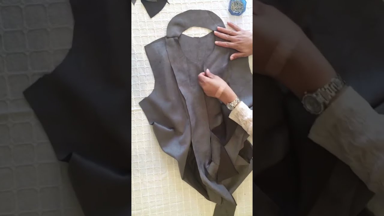 طريقة الفصالة و الخياطة د جيلي فقط بمتر ثوب .