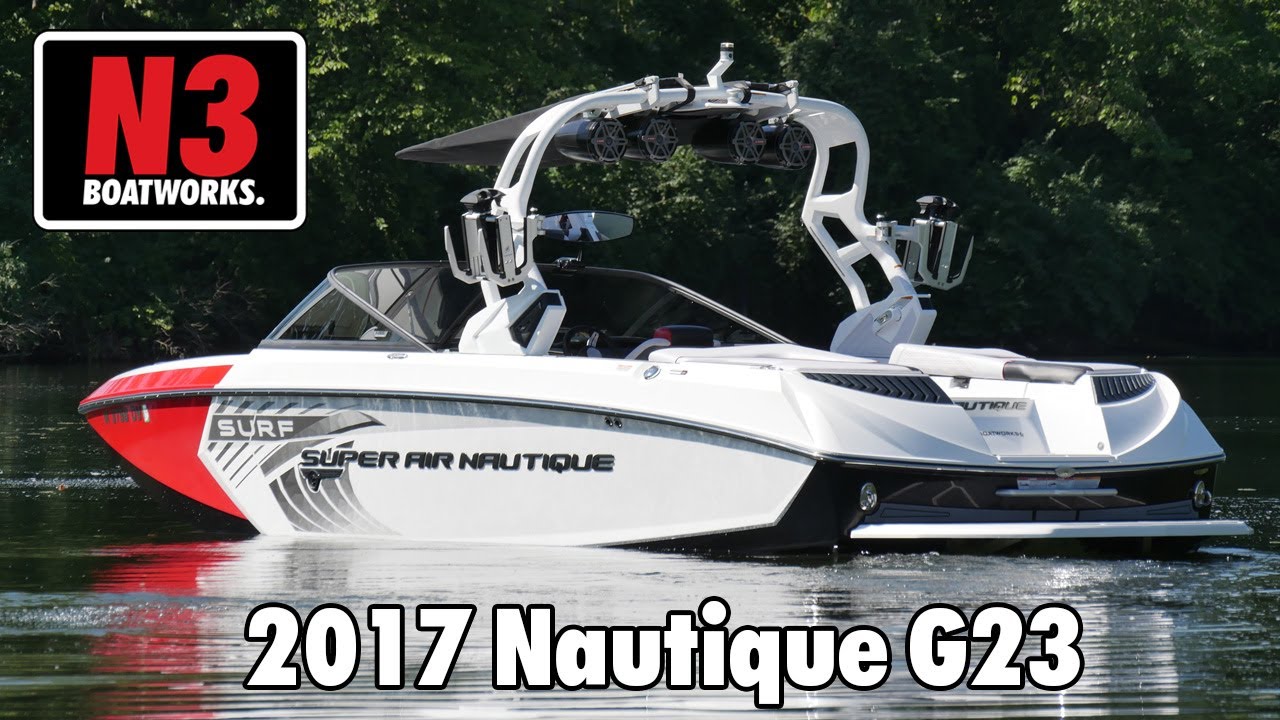 2017 Nautique G23 — Victory Red/Onyx Black — На воде || N3 Boatworks