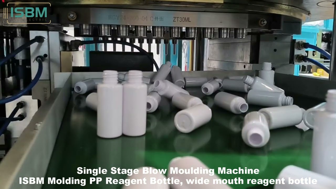 Single Stage Blow Moulding Machine For PP Reagent Bottle - ISBM Molding For Plastic Reagent Bottles