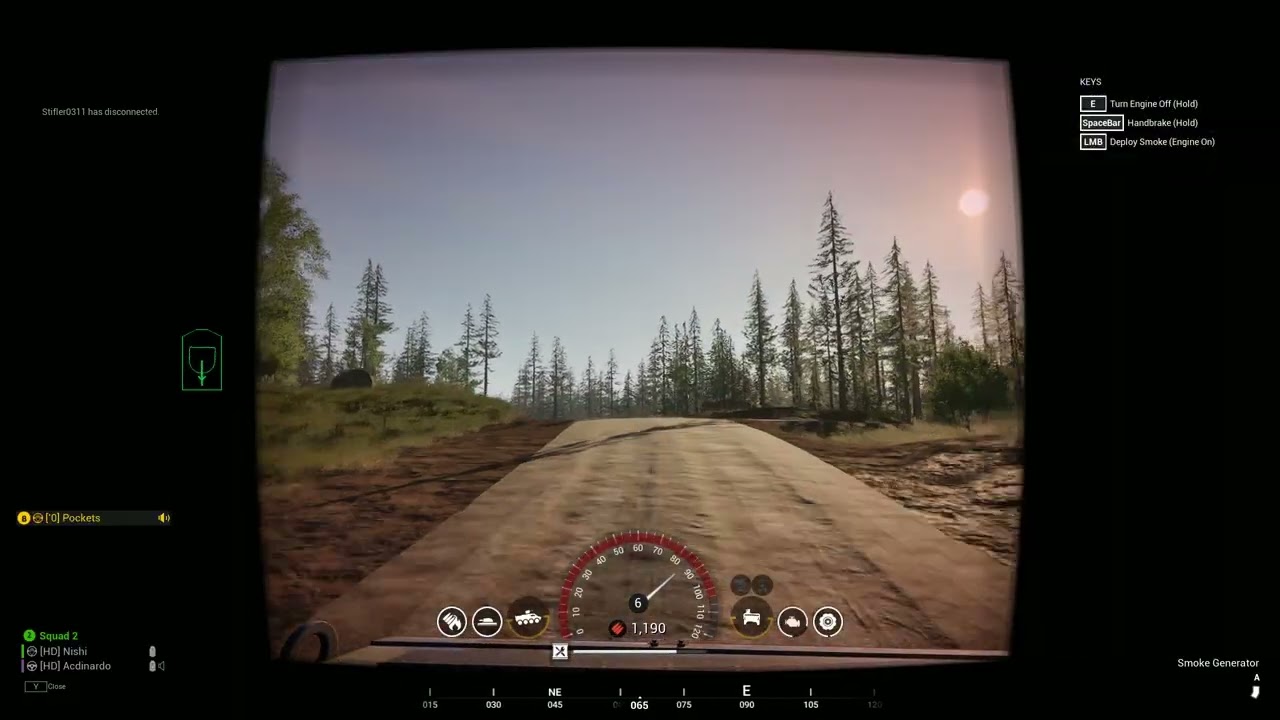 pulled up to a convoy