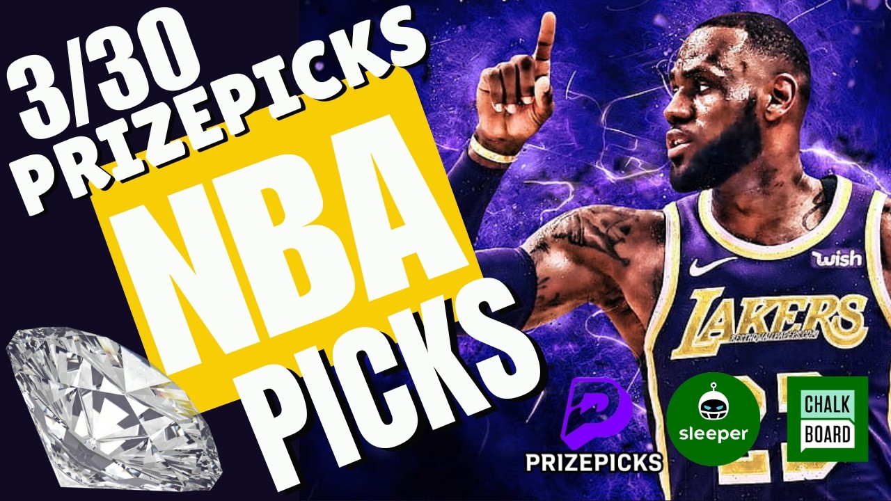 NBA PRIZEPICKS | NBA PICKS | MONDAY | 3/30/2026 | TODAYS NBA PICKS