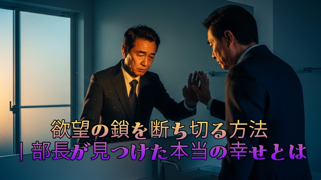 「55歳サラリーマンが悟った心の自由｜30年の執着を手放した瞬間」#心の自由 #欲望からの解放 #ショーペンハウアー #マインドフルネス #心理学 #自己啓発 #精神的成長 #内面の平和 #幸福論