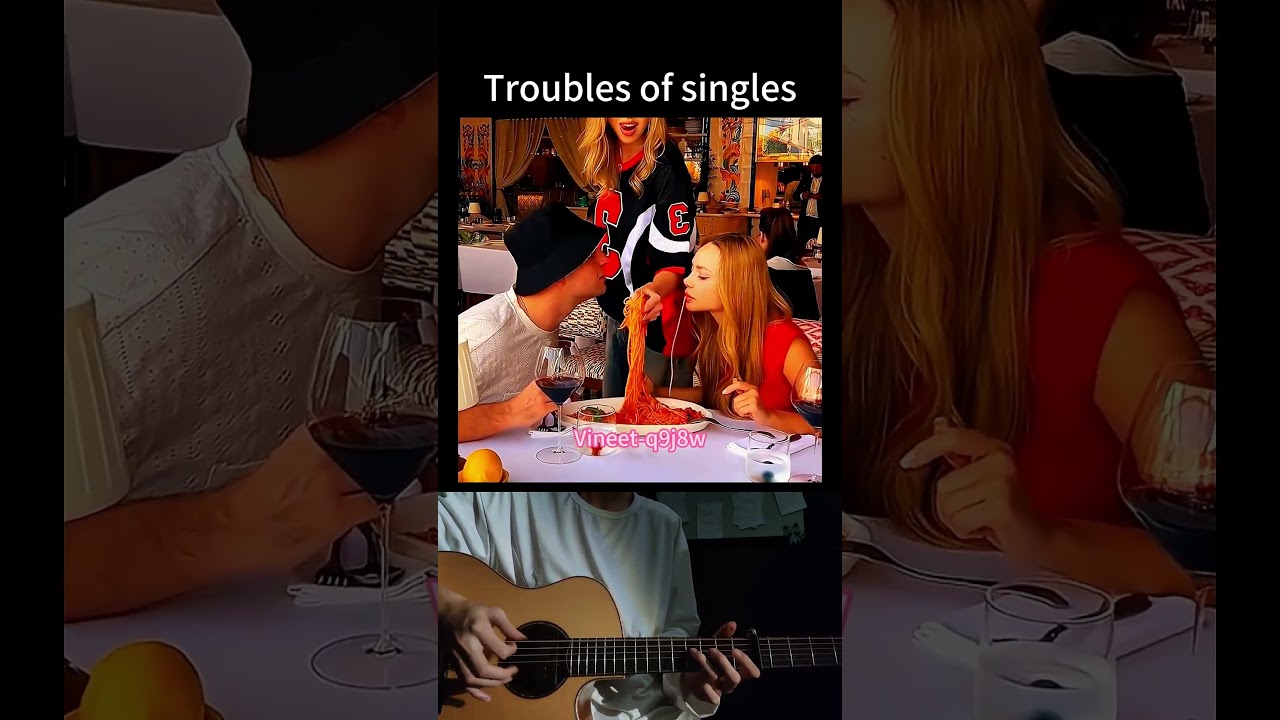 Troubles of singles#funny #couple #single #viral #trending#guitar