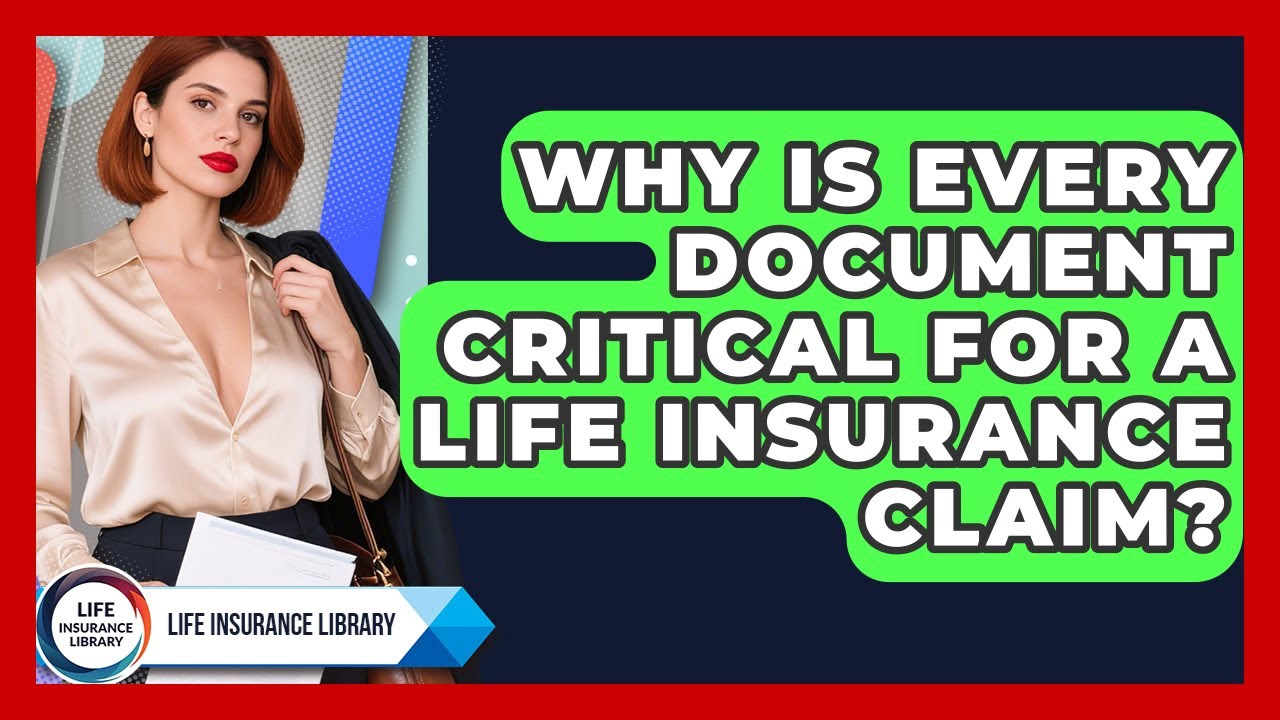 Why Is Every Document Critical For A Life Insurance Claim? - Life Insurance Library