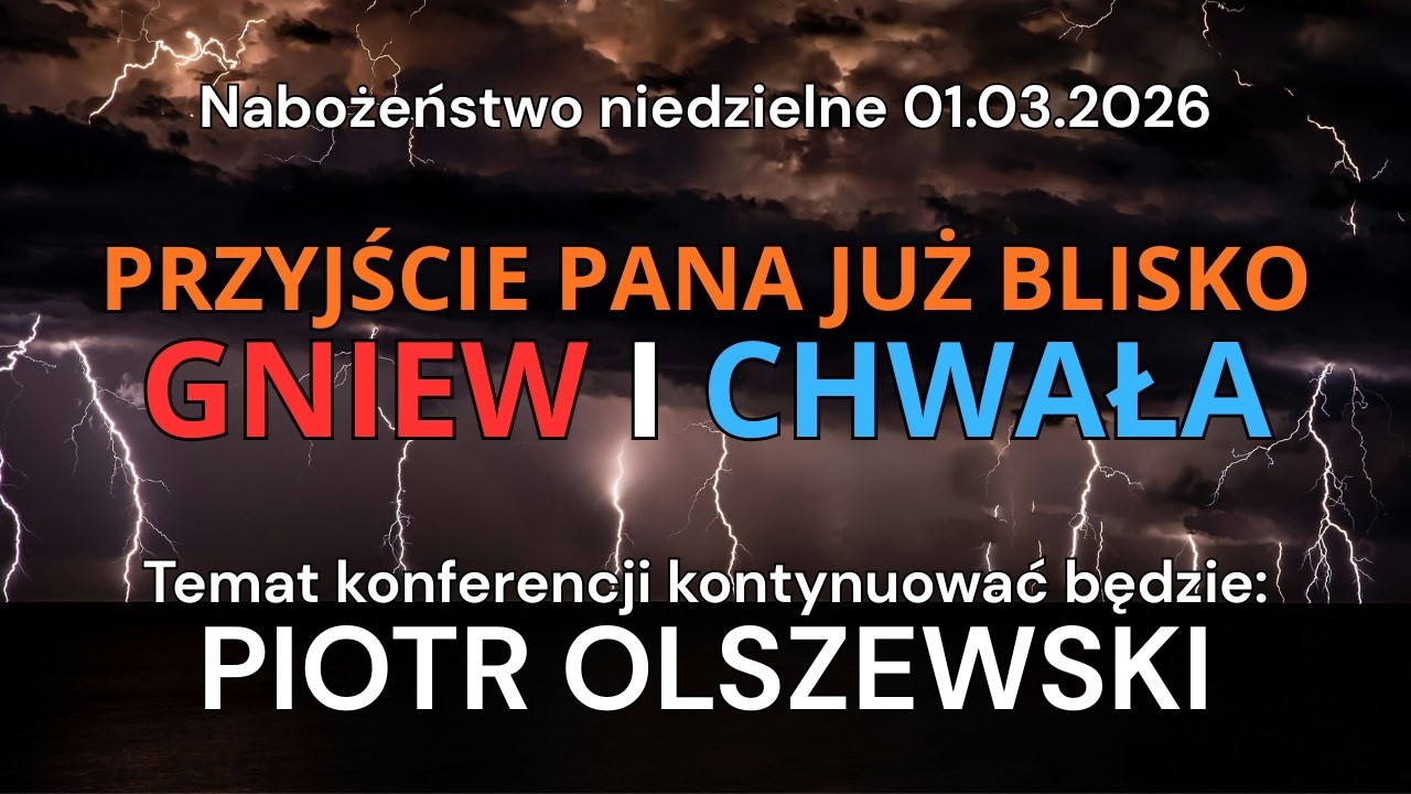 Nabożeństwo niedzielne - 01.03.2026 r. - LIVE