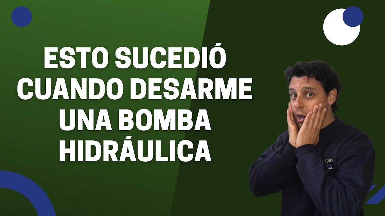 Cómo Desarmar Una Bomba Hidráulica Interna 🤔💪