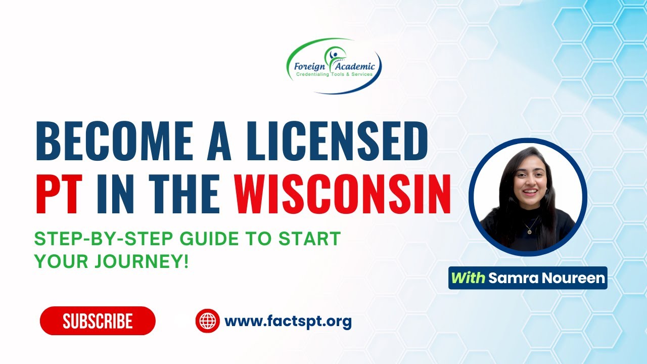 Become Licensed Physical Therapist in Wisconsin | Step-by-Step Guide PT License #physicaltherapist