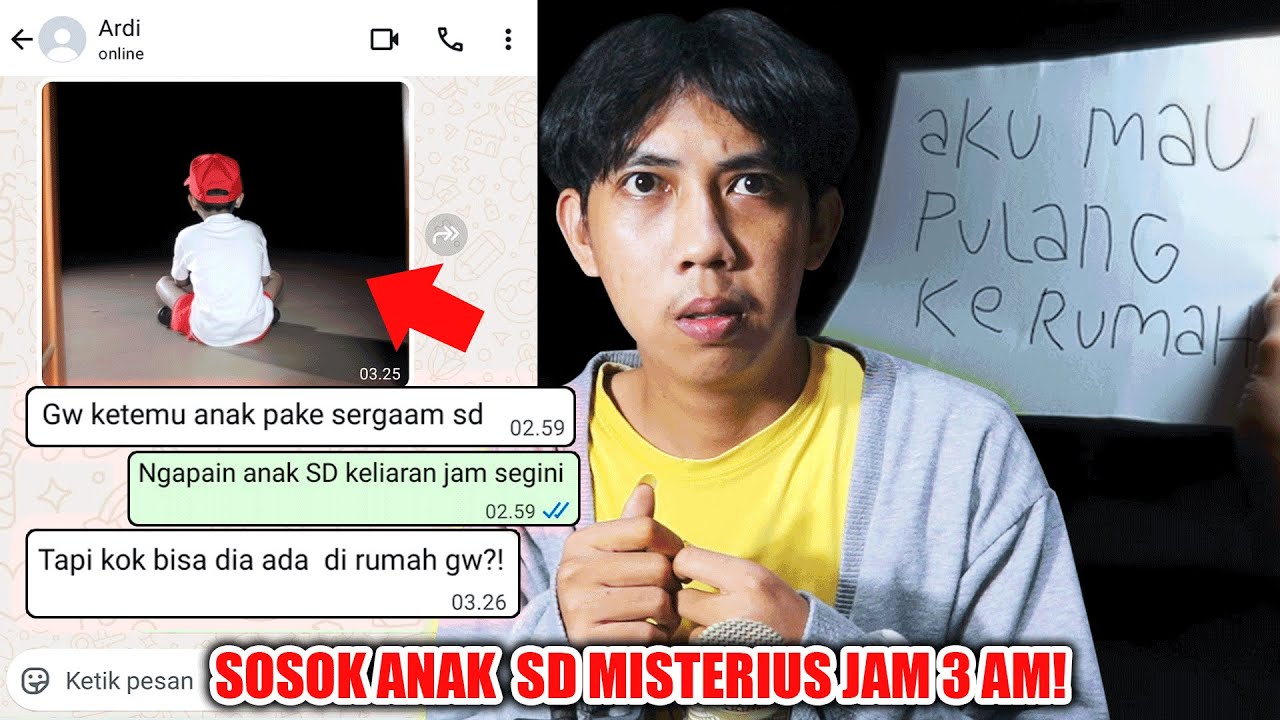 PENAMPAKAN SOSOK ANAK SD JAM 3 AM 😱 | CHAT HISTORY HORROR SERAM
