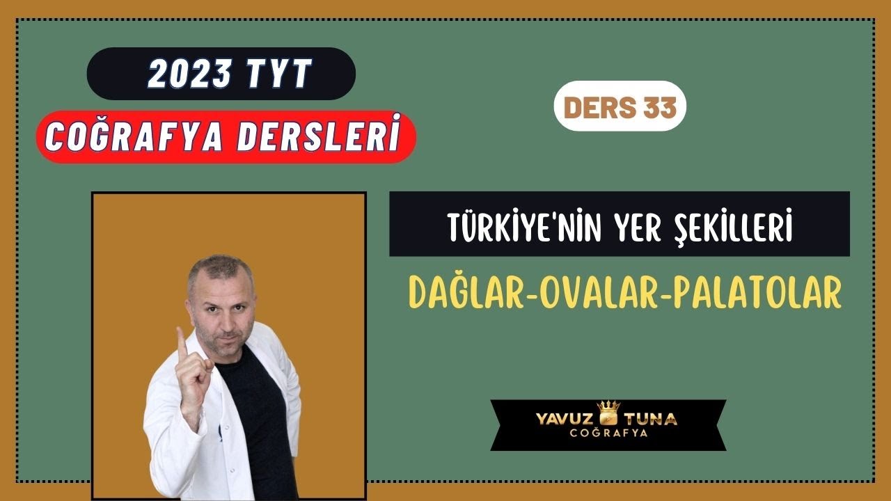 TÜRKİYE'NİN YER ŞEKİLLERİ #coğrafya #tytcoğrafya #kpsscoğrafya #tyt