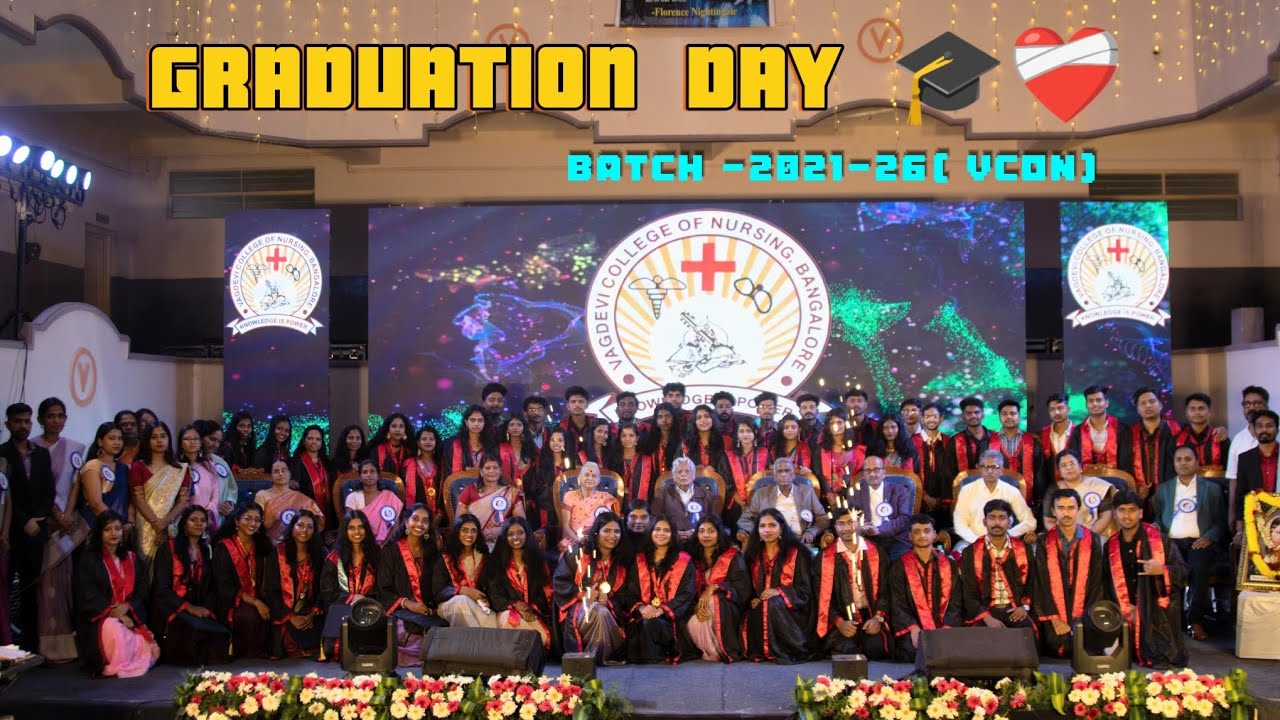 VAGDEVI COLLEGE OF NURSING . GRADUATION DAY 🎓❤️‍🩹 2026 .  BATCH 2021-25 .#graduationday #collegelife