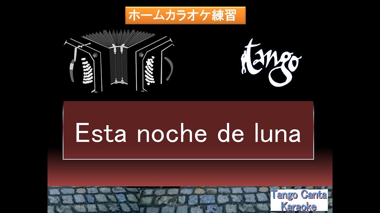 ホームカラオケ練習　Esta noche de luna (2)(karaoke)