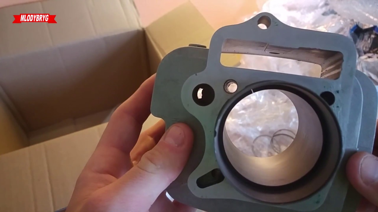 SZLIF CYLINDRA PitBike MRF 140 na 57,4mm-unboxing paczki od Jack Motors (lifan 120/125,stomp,yx,ycf)