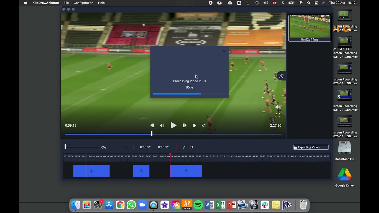 KlipDraw - 9 - Export your Klips as videos