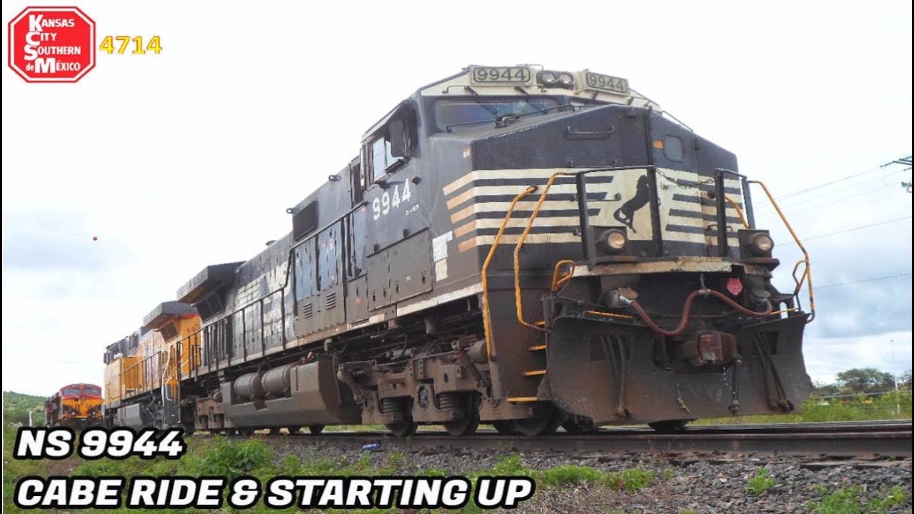 Norfolk Southern cab ride & starting up