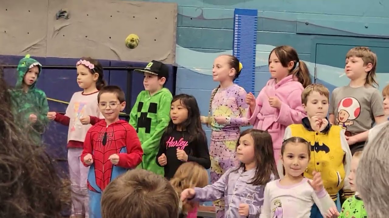 Pajama Party, 1st grade Musical