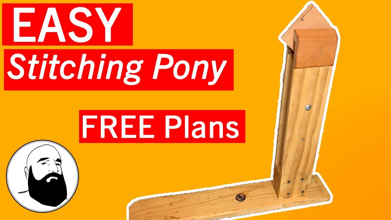 How To Make a Leather Stitching Pony Clamp | FREE PDF Plans Available