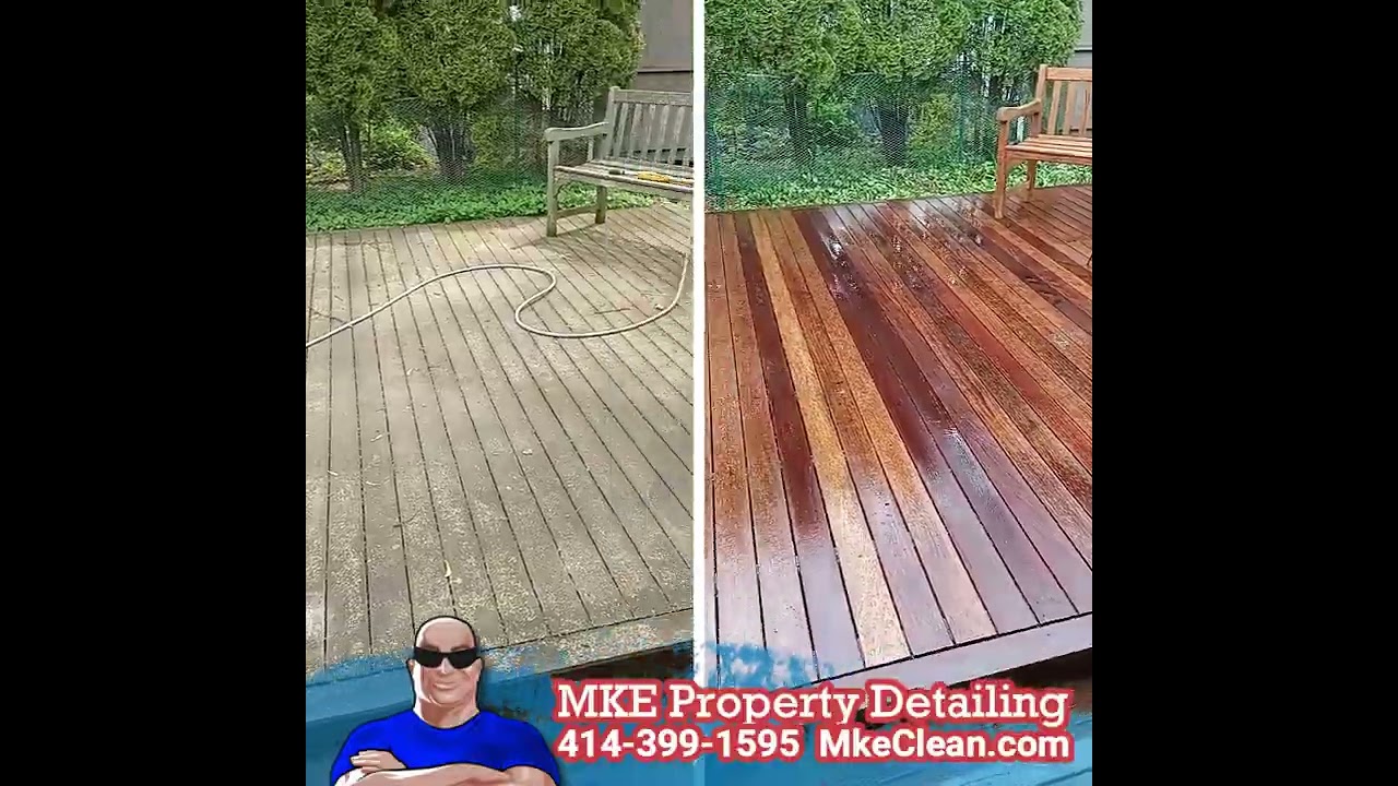 Brazilin Hardwood Ipe Deck Cleaning Company in Milwaukee, Wisconsin