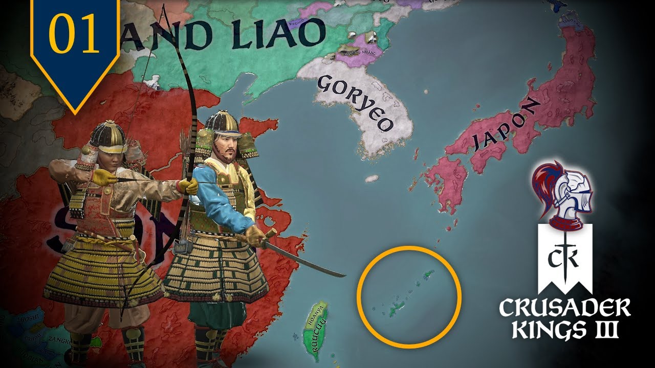 Crusader Kings 3 &ndash; DLC All Under Heaven | Ryukyu : L&rsquo;Ascension Impossible commence ! Ep1