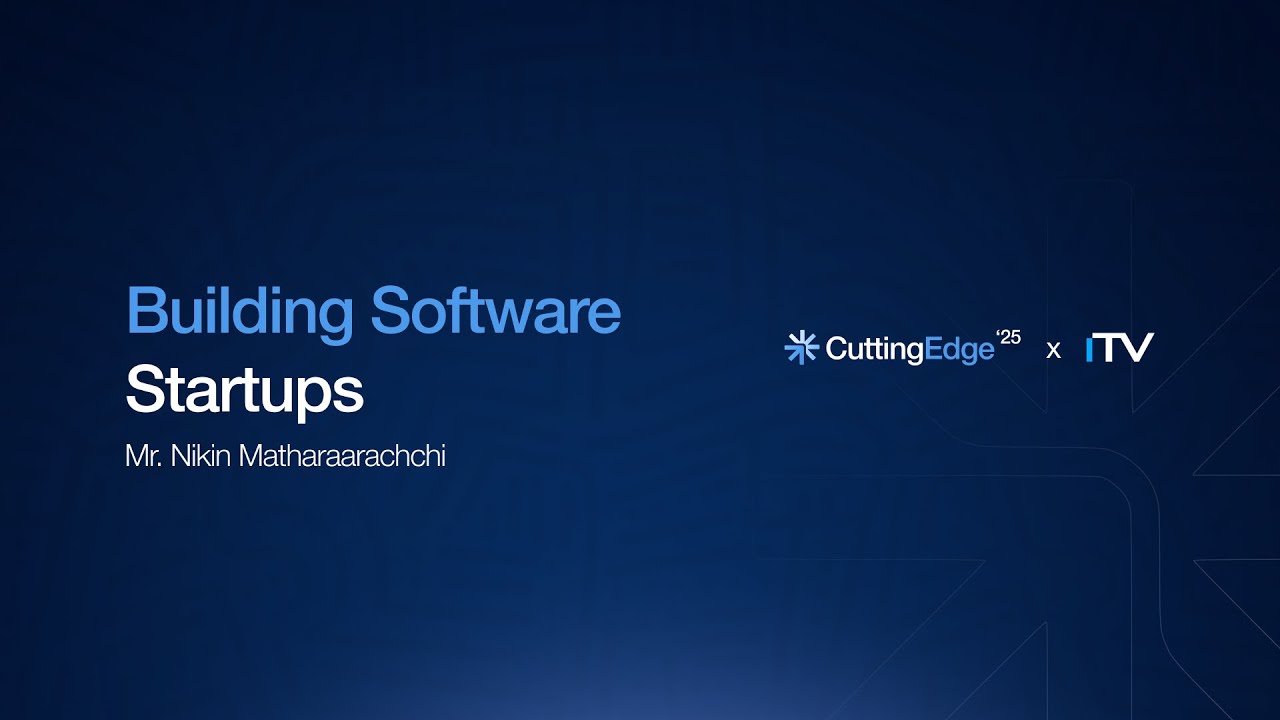 Building Software Startups| Nikin M. | Forbes 30 Under 30 | Synapse AI Labs | Cutting Edge &lsquo;25