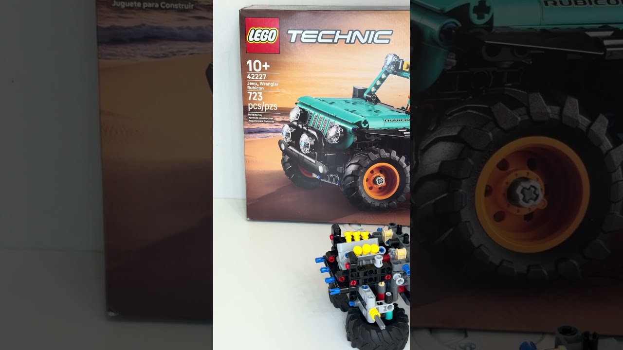 Motorize Lego technic 42227 Jeep Wrangler Rubicon Engine
