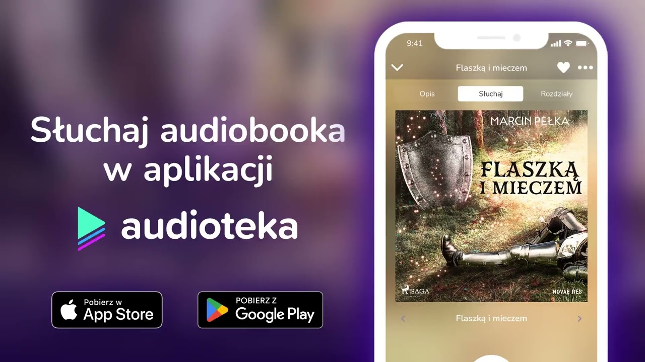 Flaszką i mieczem - audiobook |  Marcin Pełka (czyta Mateusz Drozda)