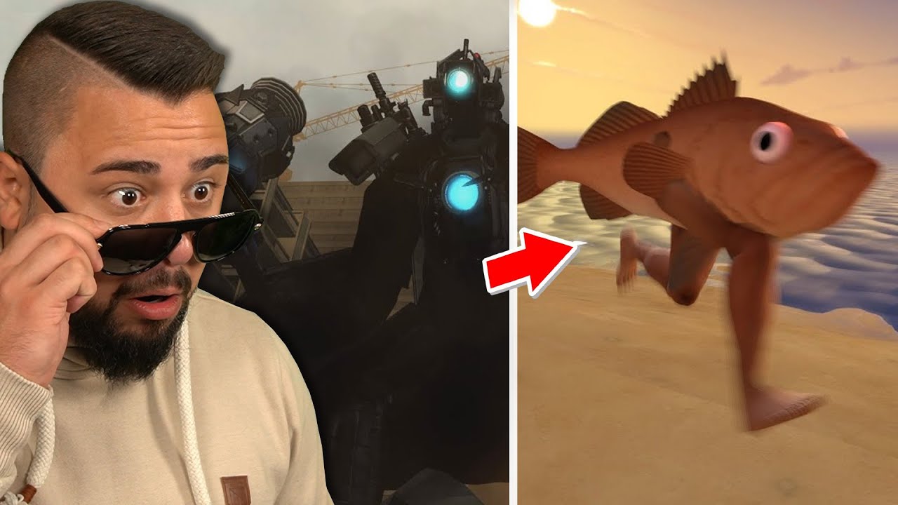 SKIBIDI TOILET wurde GEKLAUT! 😂 (The Fish Shorts)
