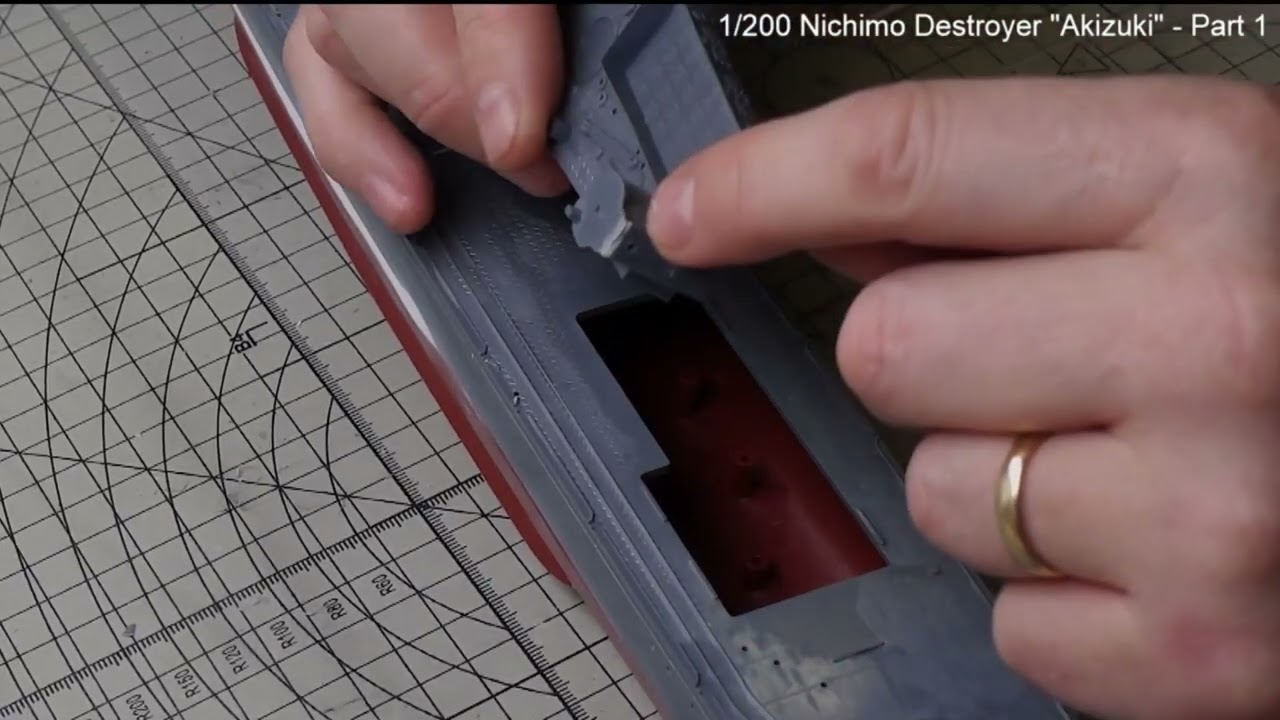 Nichimo 1/200 scale IJN Akizuki - Part 1