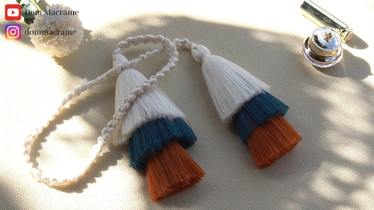 Easy DIY Macrame Curtain Tie Backs: Add Charm to Your Home Decor!