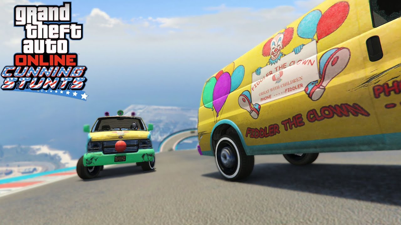 GTA V ONLINE - Corrida com essa Van é palhaçada 