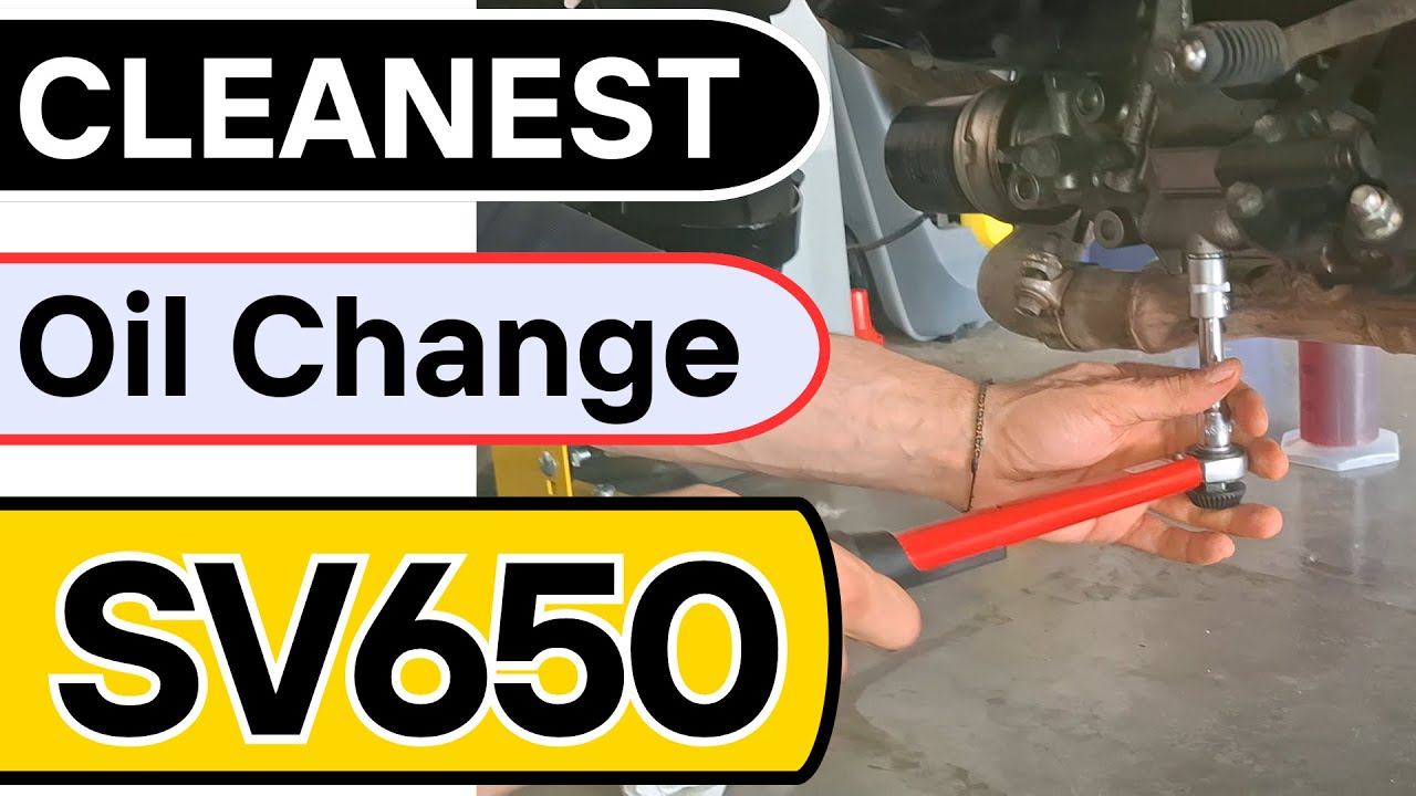 The Cleanest SV650 Oil Change You’ll Ever See 🧼🔥
