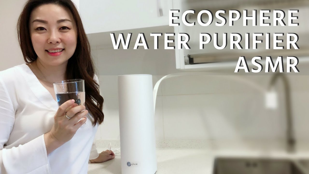 🎧  ASMR | EcoSphere Water Purifier (water sound + whispering + drinking + relaxation) | Pettie Hoh