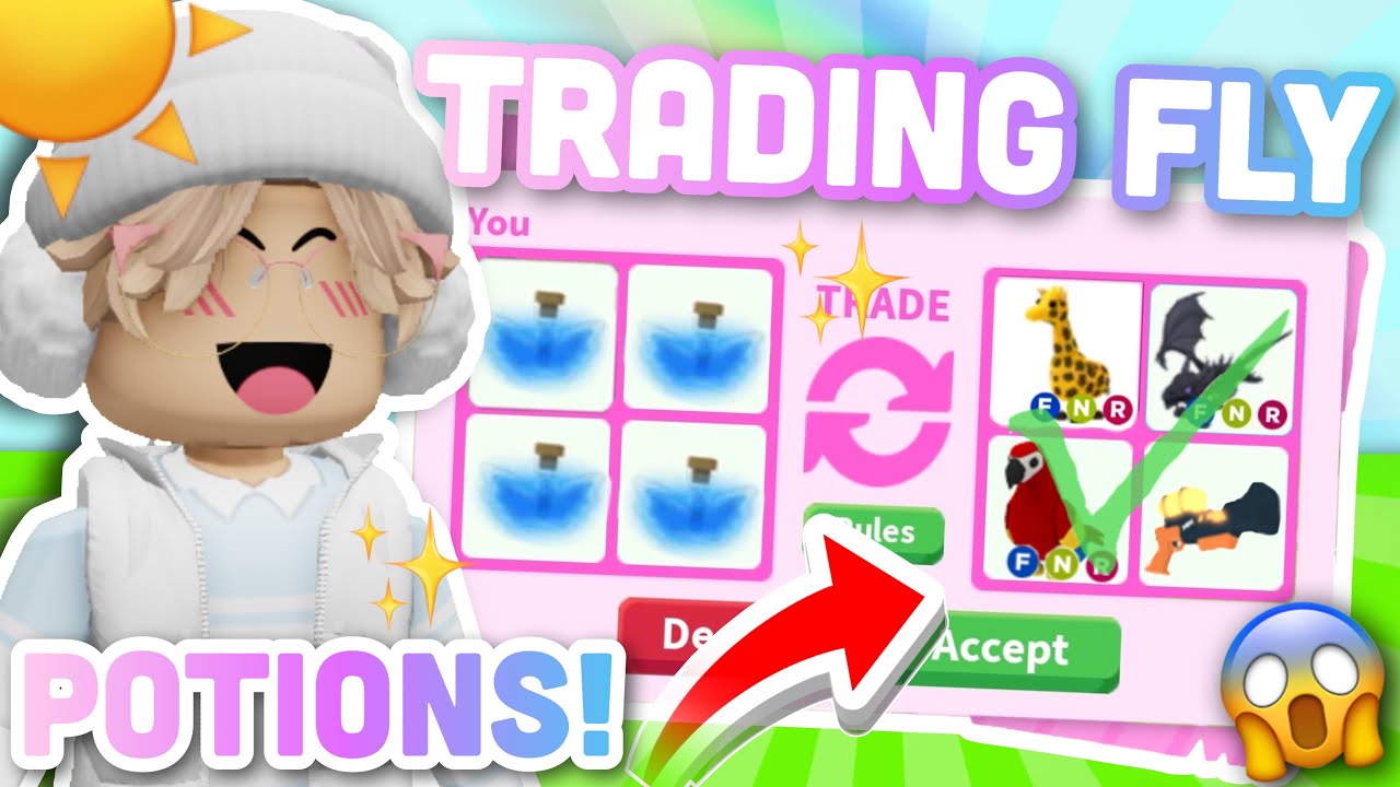 Trading FLY POTIONS ONLY In Adopt Me! (Roblox)
