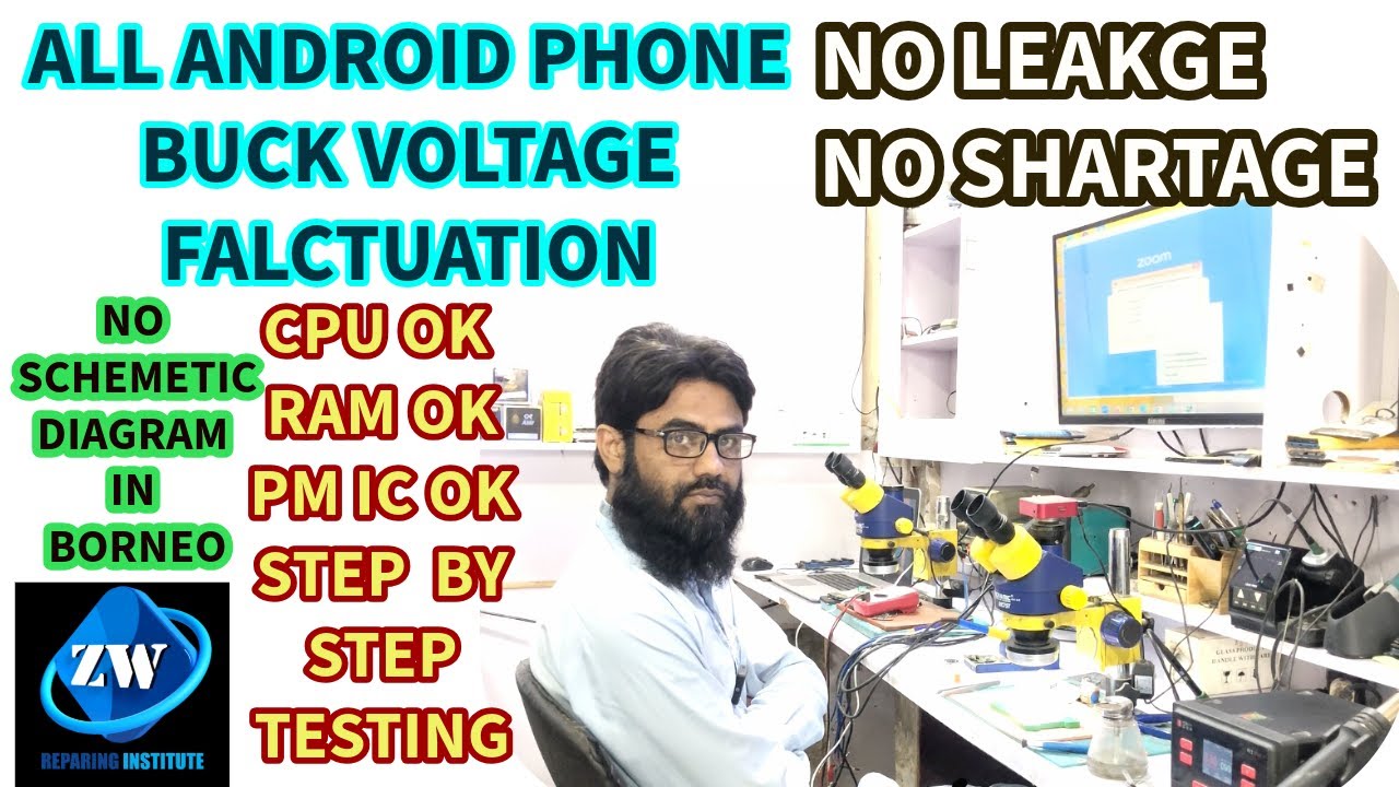 ALL Android Phone Buck Voltage Fluctuation Test | No Shortage Leakage All Circuits OK Step-by-Step