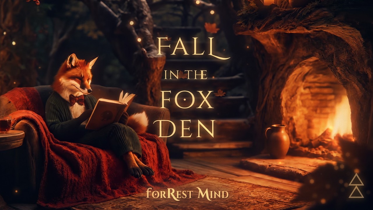 🦊 Fall in the Fox Den 🍂 Cozy Autumn Ambience & Soft Fantasy Music