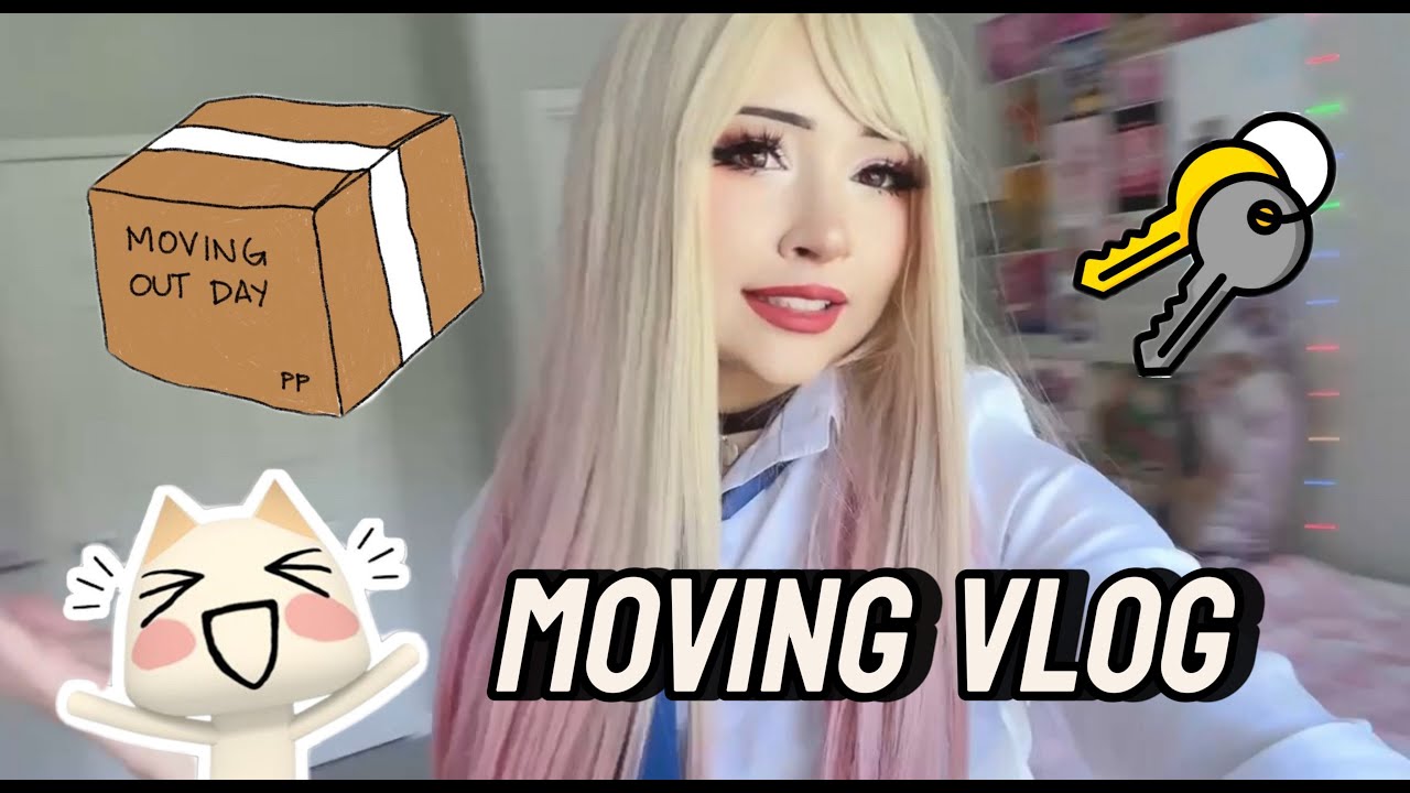 MOVING INTO MY FIRST APARTMENT!! packing, moving, new apartment tour! (COSPLAYER EDITION🌸)