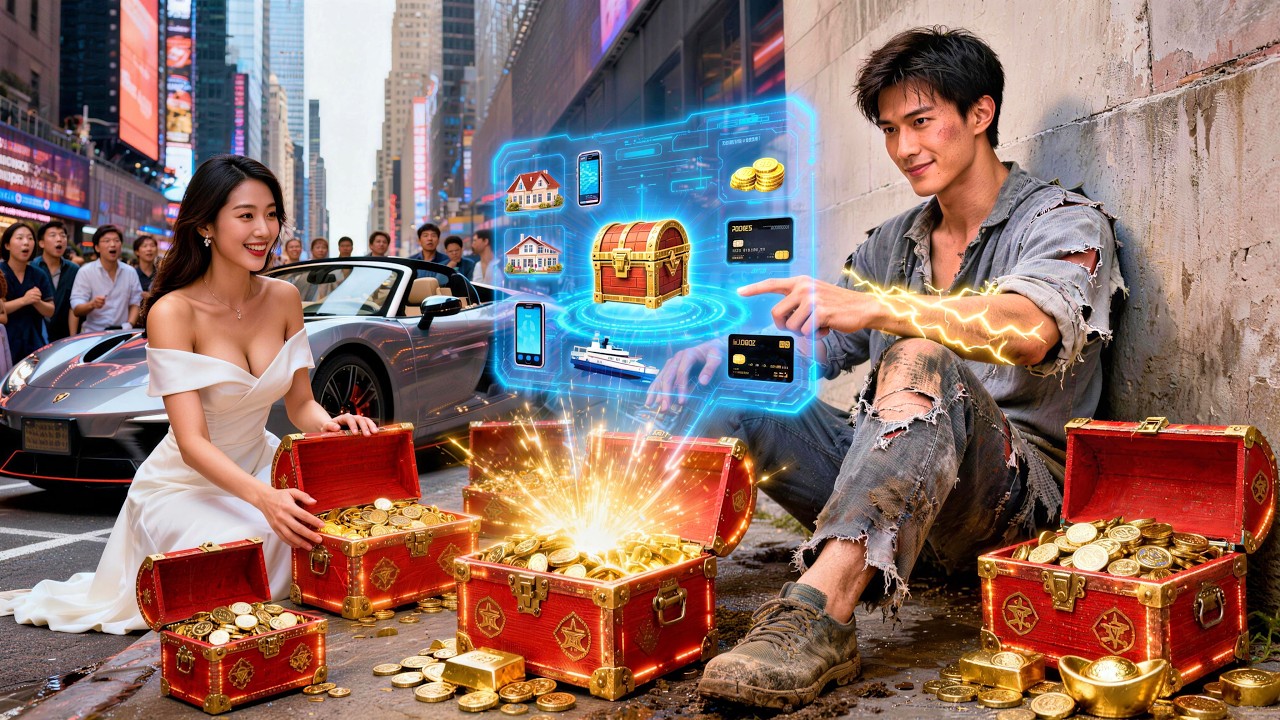 Betrayed by wife,Obtain a mysterious treasure chests,become a god by selling them.