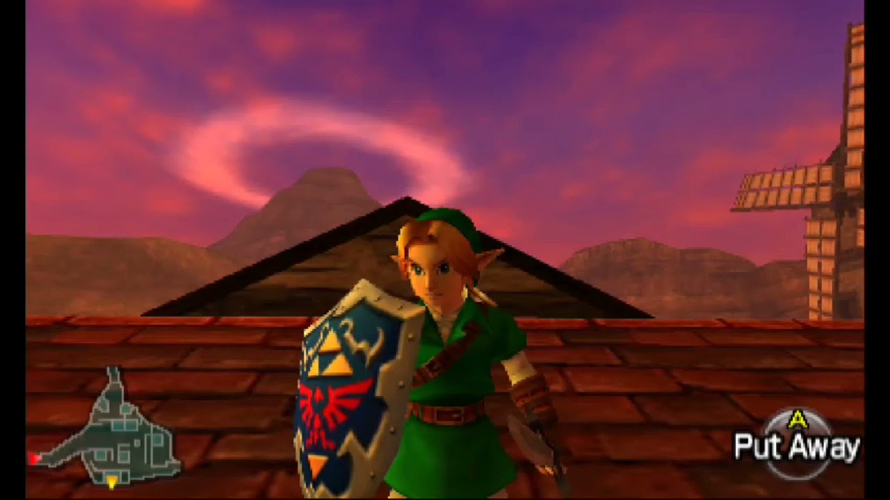 Ocarina of time 3D all idle animations