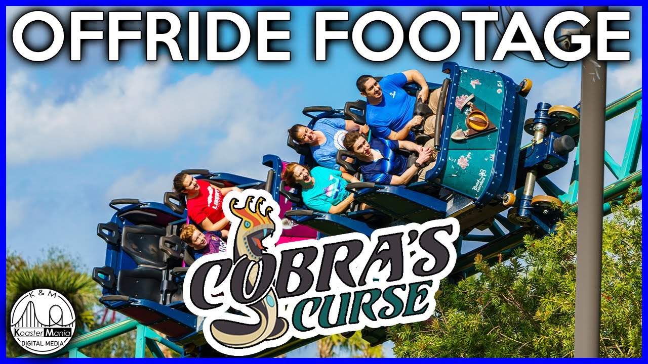 Cobra's Curse | Busch Gardens Tampa | 4K Off-ride Footage | Non-Copyright | 2022