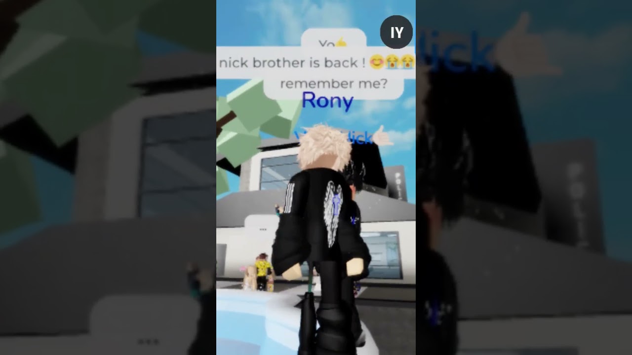 Nick is back 😁😊 #brookhaven #roblox