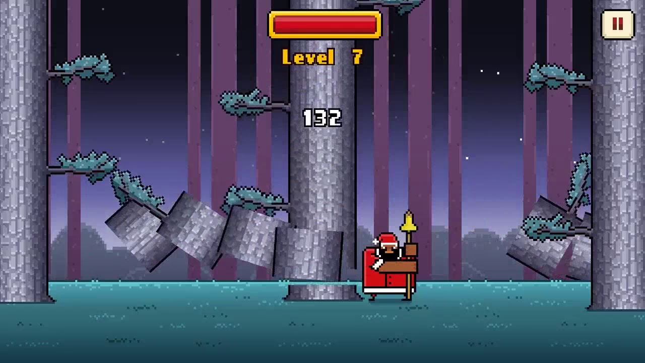 Timberman Speedrun 250 score% WR - 30s240