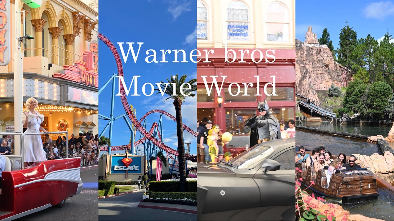 【オーストラリア】ワーナーブラザーズMovie Worldで1日遊んできた🦸🎢