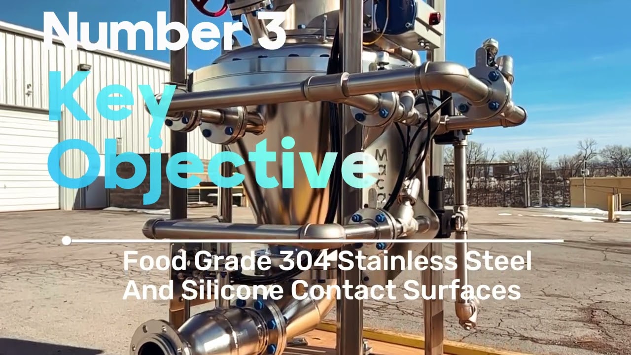 Stainless Steel Pneumatic Conveyor For Peanuts
