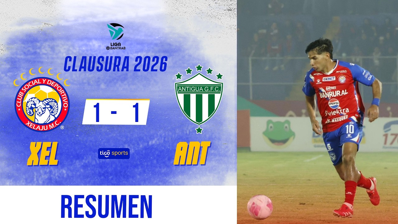 EMPATE EN QUETZALTENANGO | Xelajú 1- Antigua| Resumen Completo